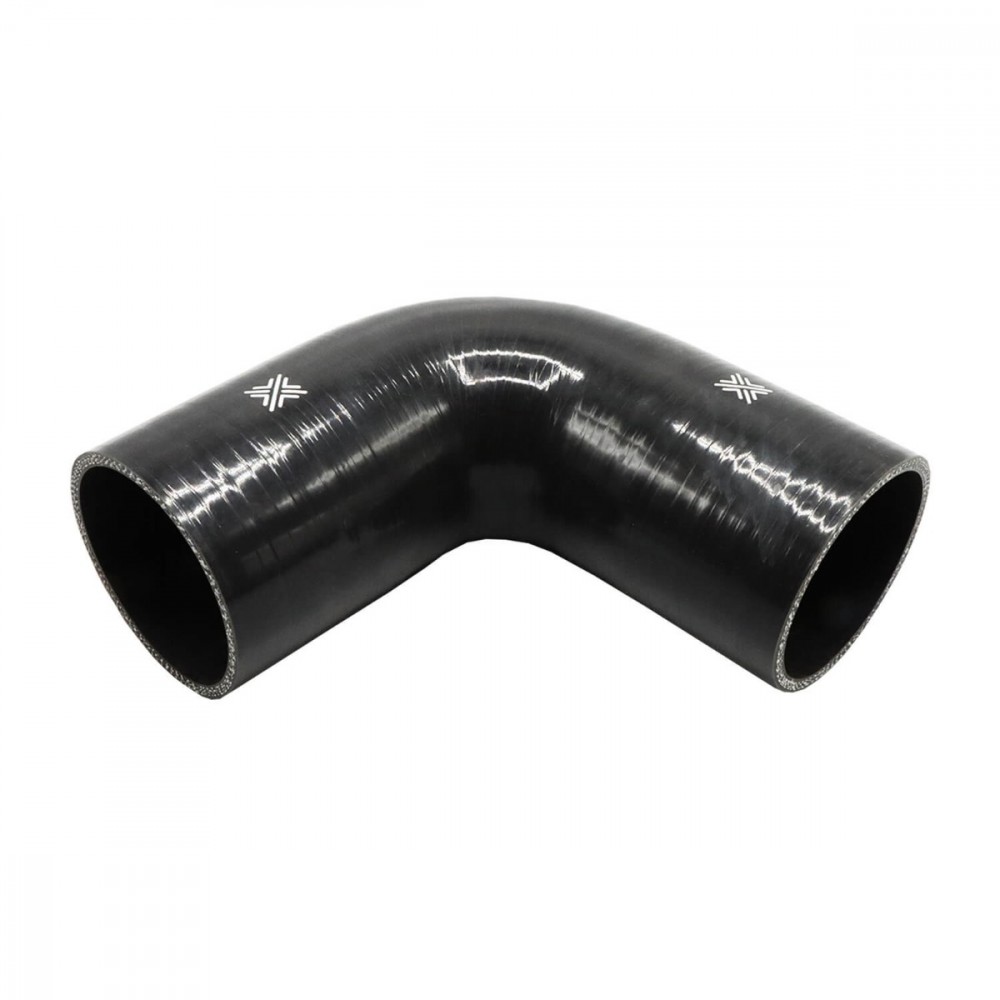 Image for Pipercross Performance Silicone HoseBlack 90Ã‚Â° 76mm bore  152