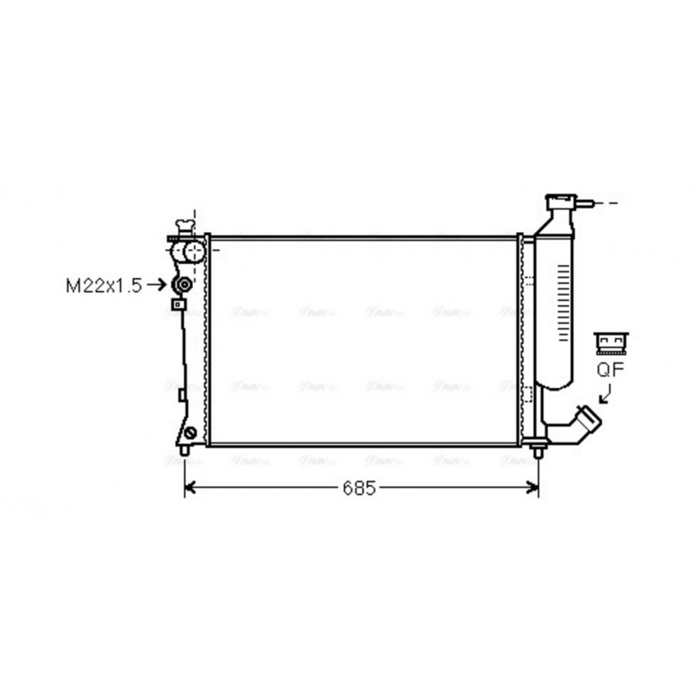 Image for AVA Cooling - Radiator
