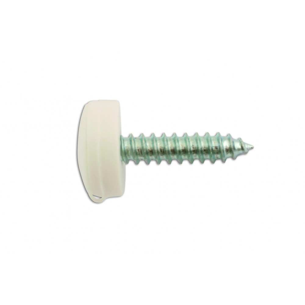Image for Connect 30633 Number Plate Security Screw-White Pack 100