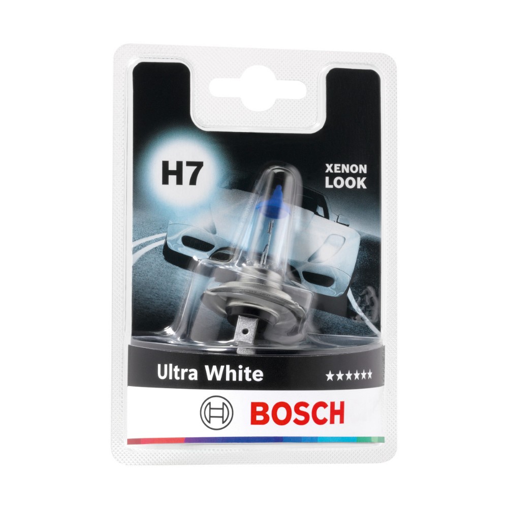 Image for Bosch Ultra White H7 12V 55W Single Bulb