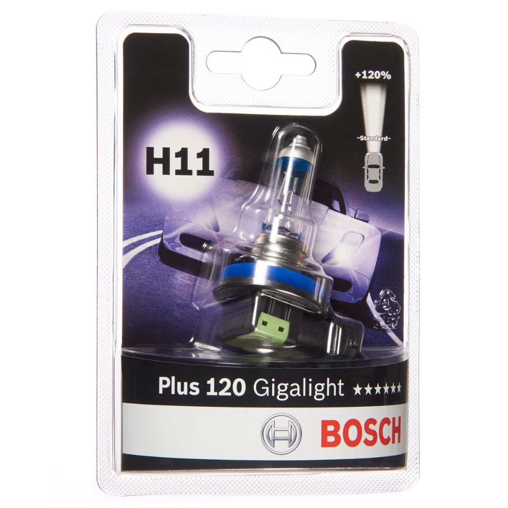 Image for Bosch Plus 120 Gigalight H11 12V 55W Single Bulb
