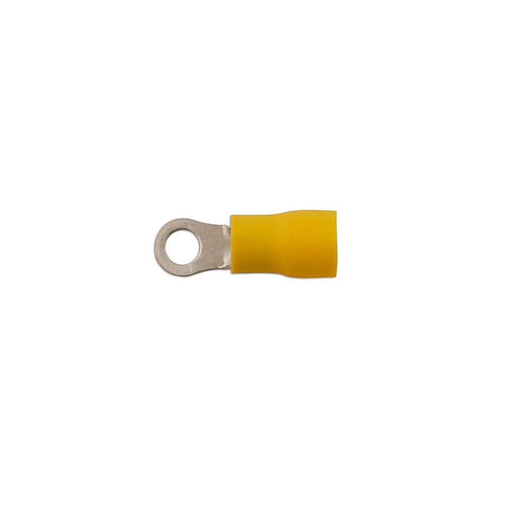 Image for Connect 30217 Yellow Ring Terminal 4.3mm Pk 100