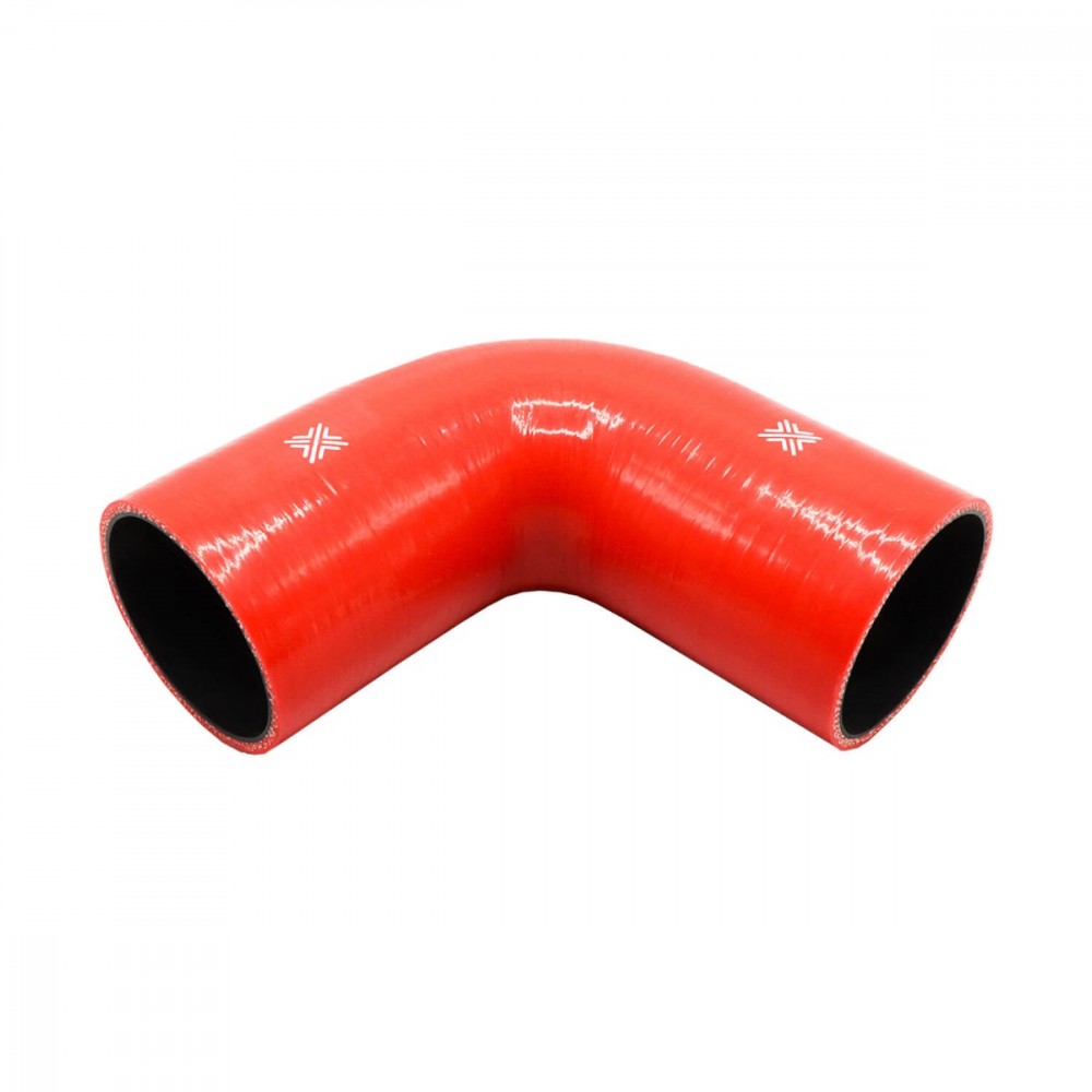 Image for Pipercross Performance Silicone HoseRed 90Ã‚Â° 76mm bore  152mm