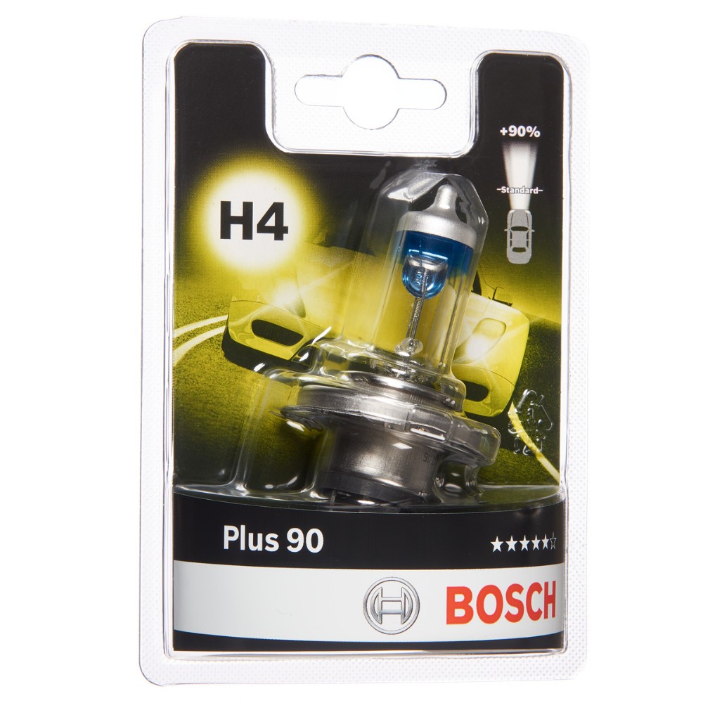 Image for Bosch Plus 90 H4 12V 60/55W Single Bulb