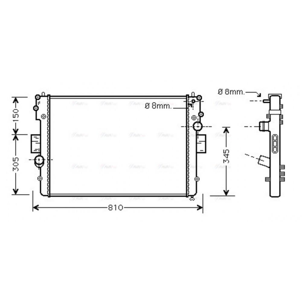 Image for AVA Cooling - Radiator