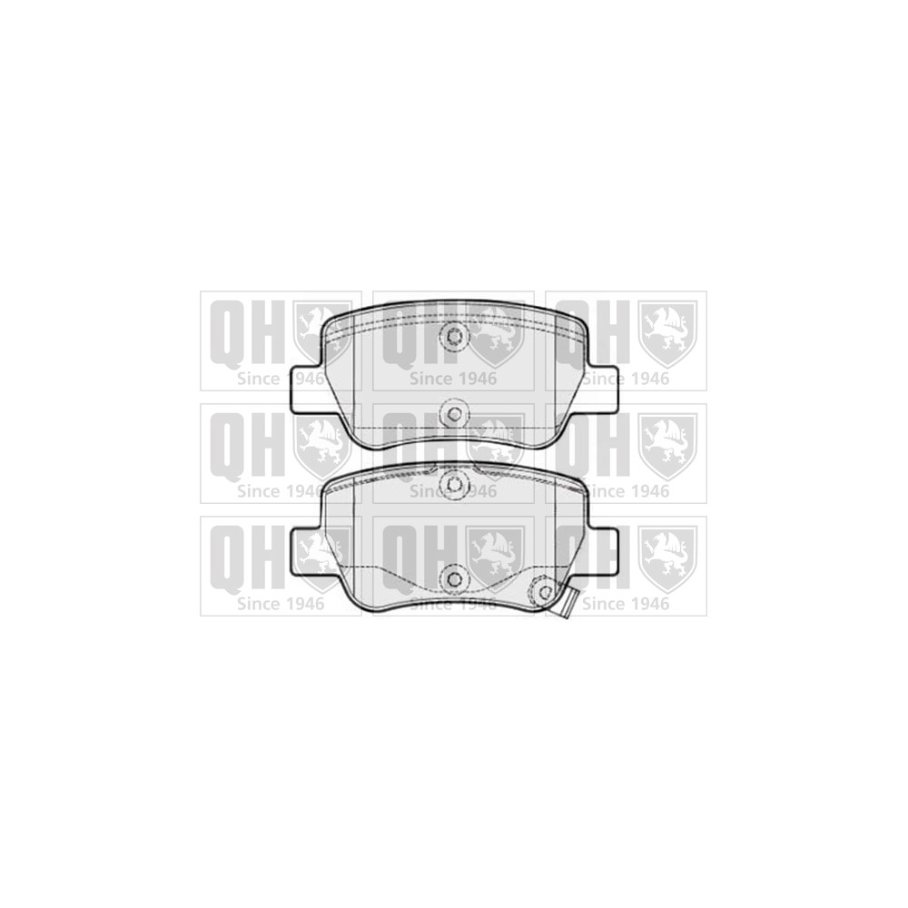 Image for QH BP1680 Brake Pad Set