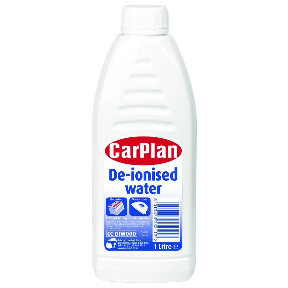 Image for CarPlan DIW000 De-Ionised Water 1Ltr