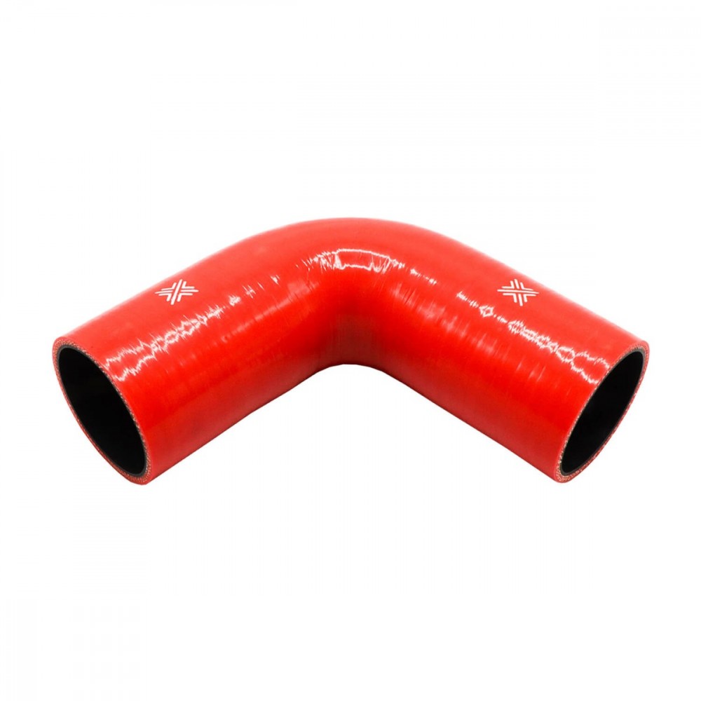 Image for Pipercross Performance Silicone HoseRed 90Ã‚Â° 63mm bore  152mm