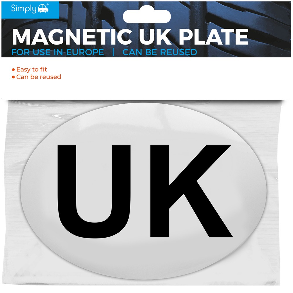 Image for Simply Oval Uk Magnetic Plate