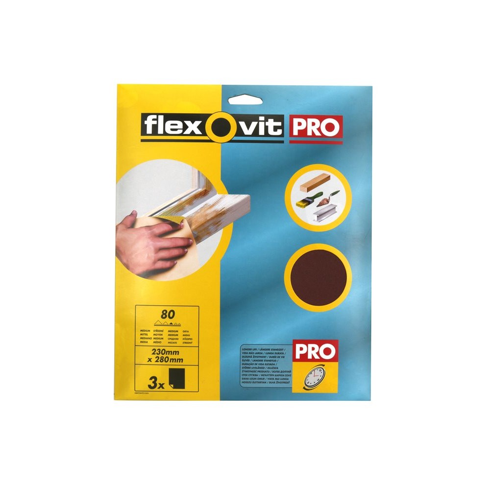 Image for FLX Alu Oxide Sheets Coarse pk3