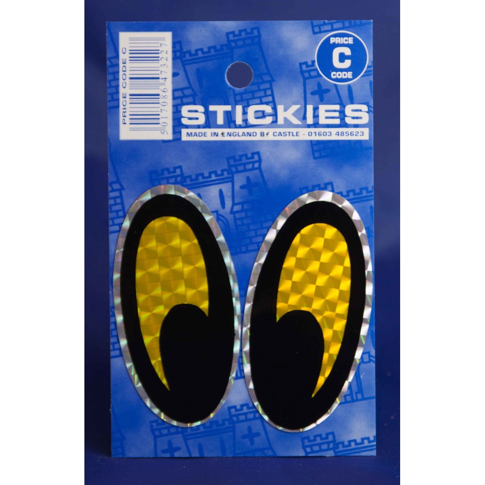 Image for Castle GF43G Eyes Gold Sticker