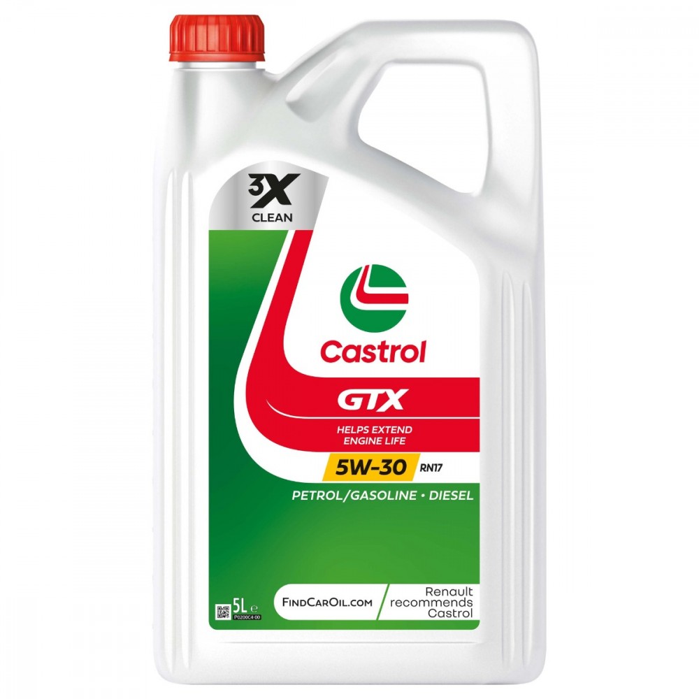 Image for Castrol GTX 5W-30 RN17 Engine Oil 5L