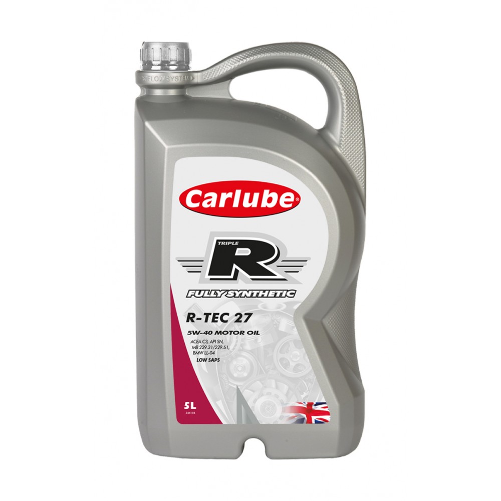 Image for Triple-R R-TEC-27 5W-40 C3 Fully Synthetic 5 Litre