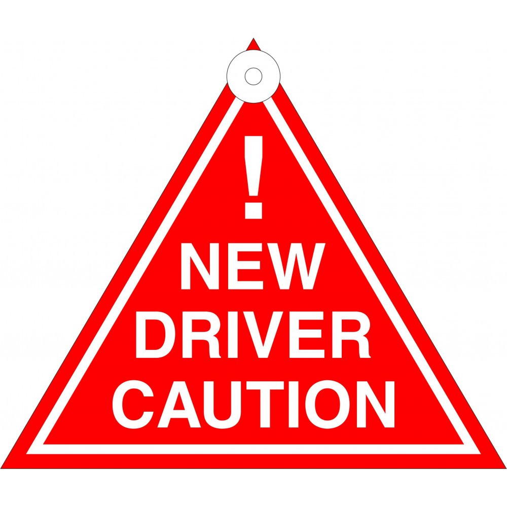 Image for Castle TS02 New Driver Triangle Hanging Sign