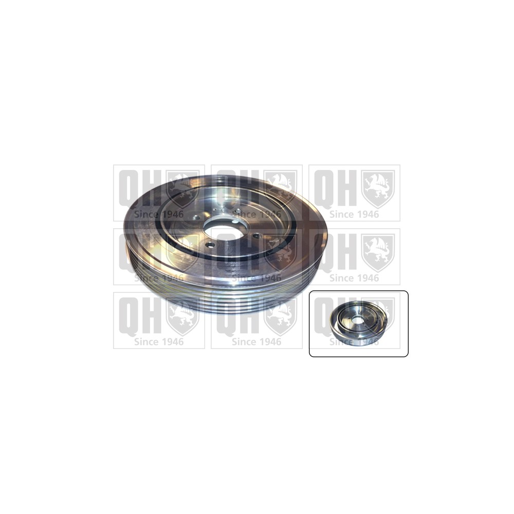 Image for QH QCD6 Crankshaft Damper Pulley