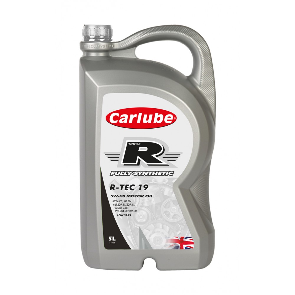 Image for Triple-R R-TEC-19 5W-30 C3 VW Fully Synthetic 5 Litre