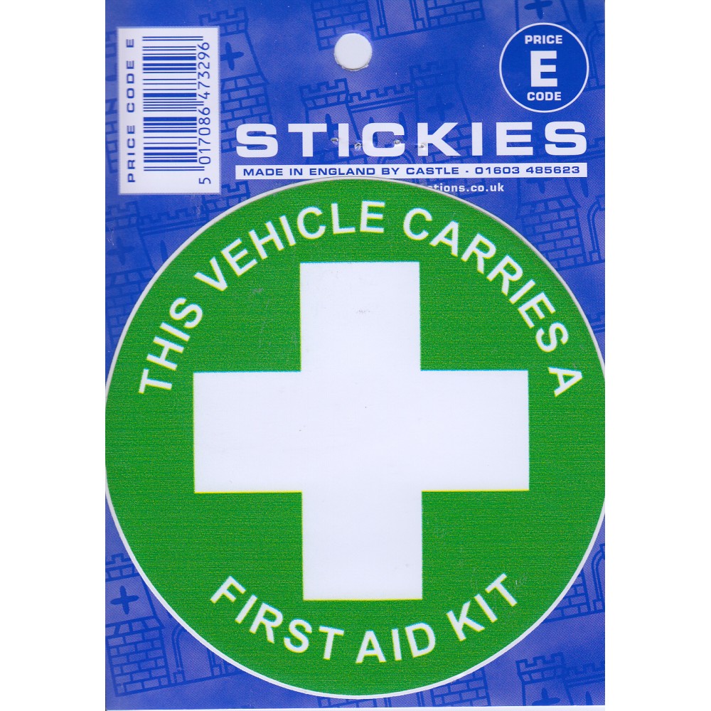 Image for Castle V604 This Vehicle Carries A First Aid Kit