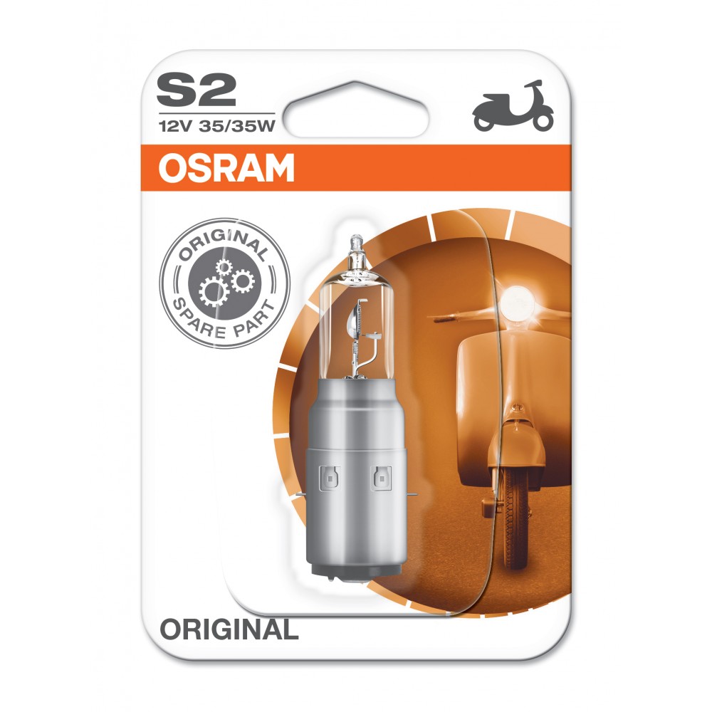 Image for Osram 64327-01B OE Motorbike 12v 35/35w BA20d (395) Single b