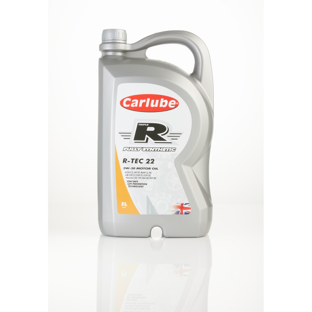 Image for CARLUBE TRIPLE R 5W30 R TEC 22 VW 5ltr