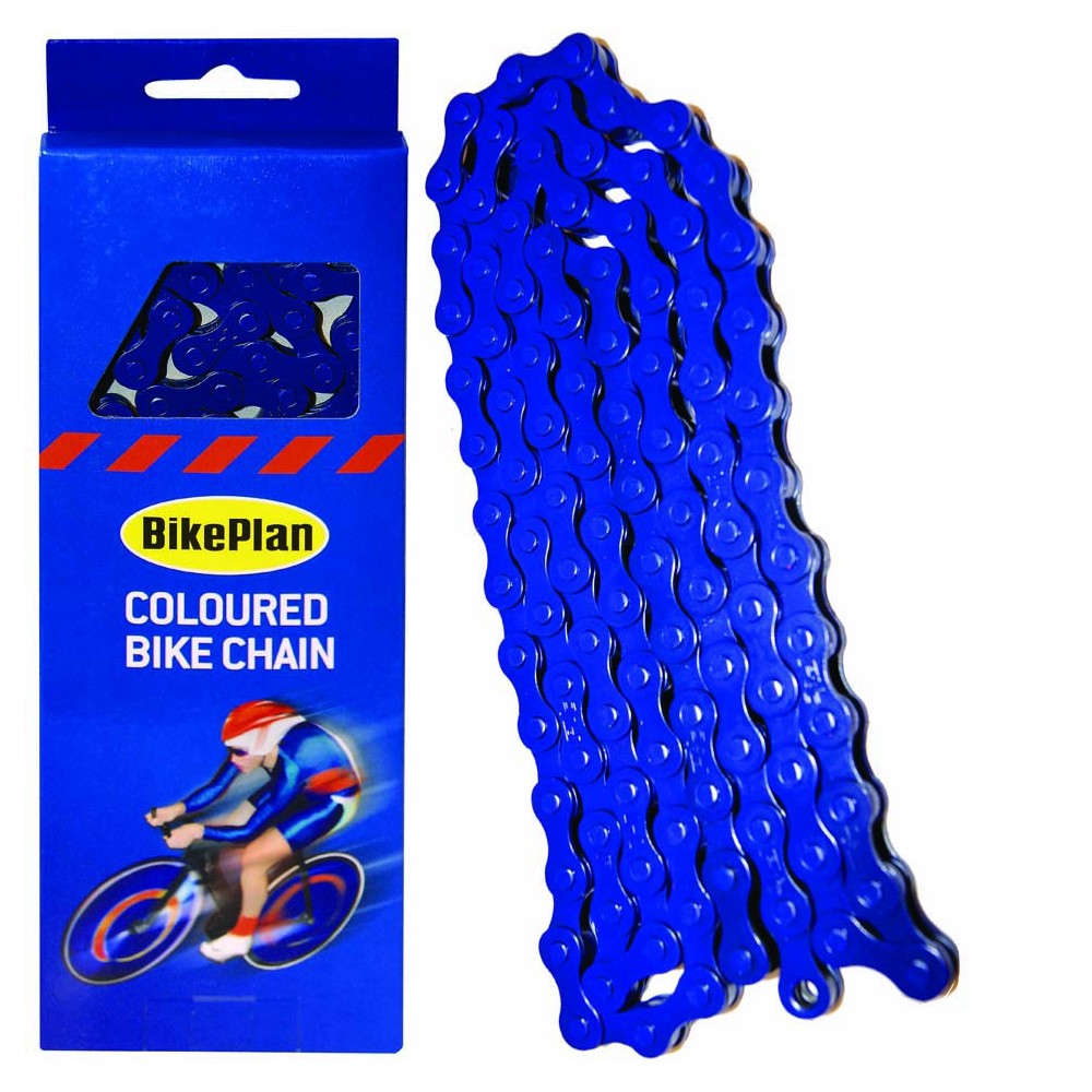 blue bmx chain