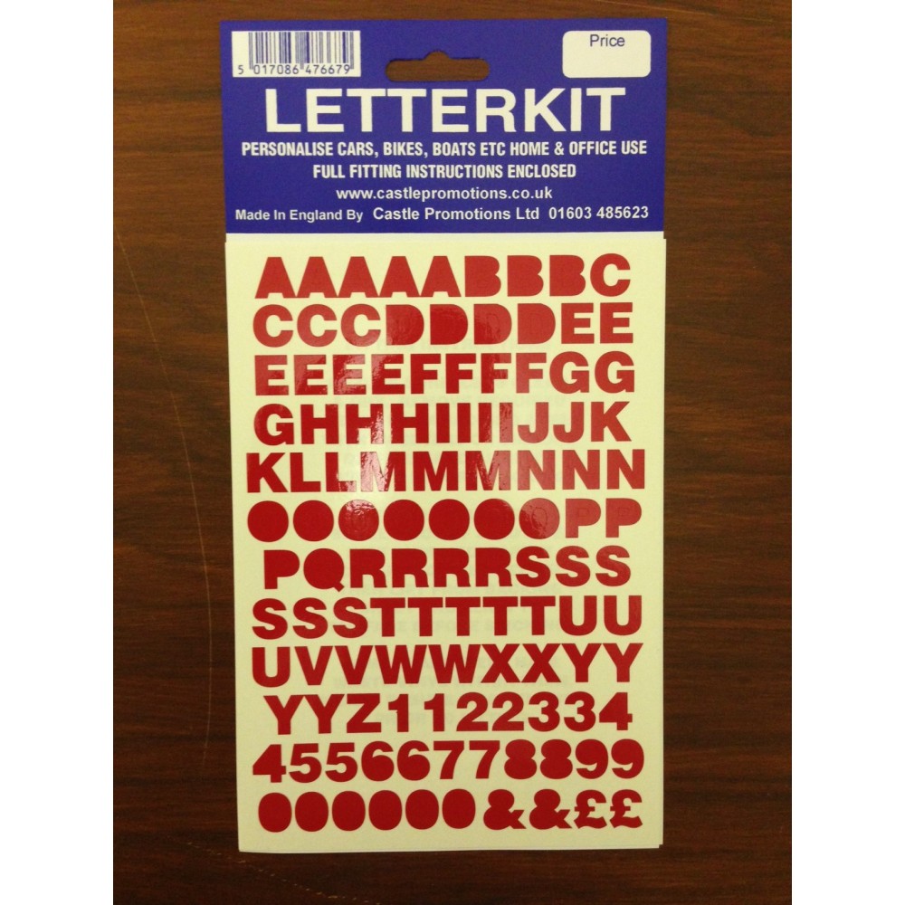 Image for Castle LKR Red Letter Kits