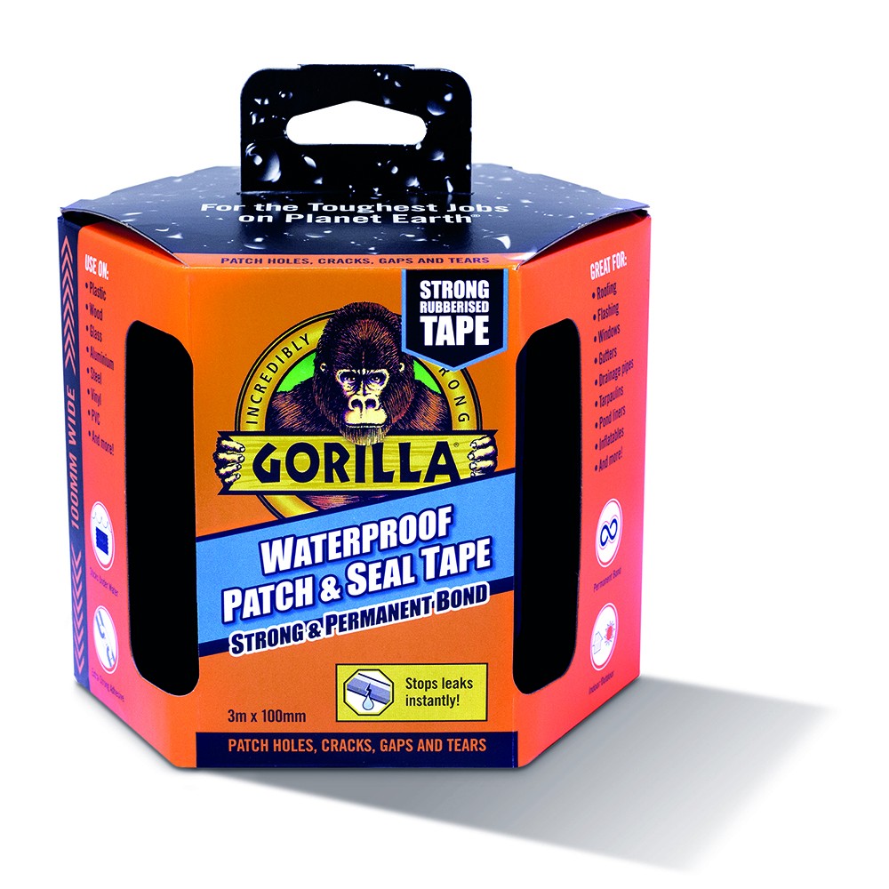 Image for Gorilla 3044721 Waterproof Patch & Seal Tape