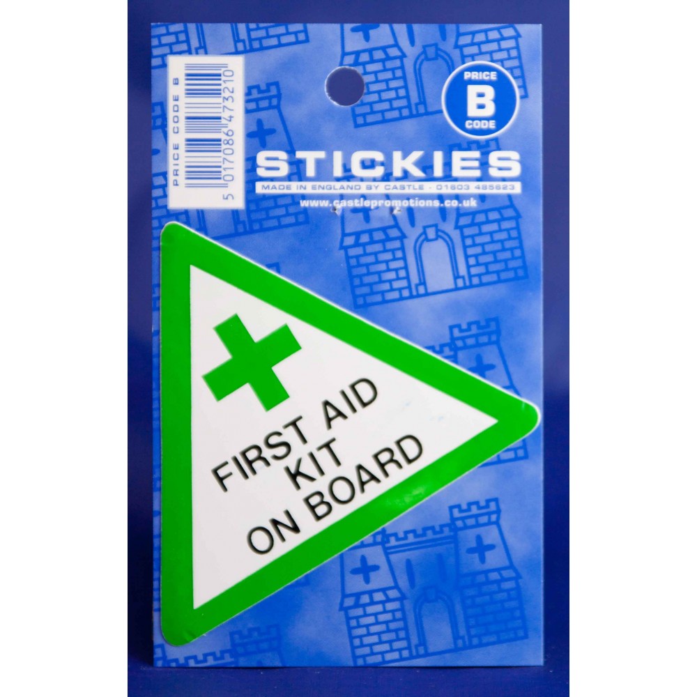 Image for Castle V45 First Aid Kit B Code Stickers