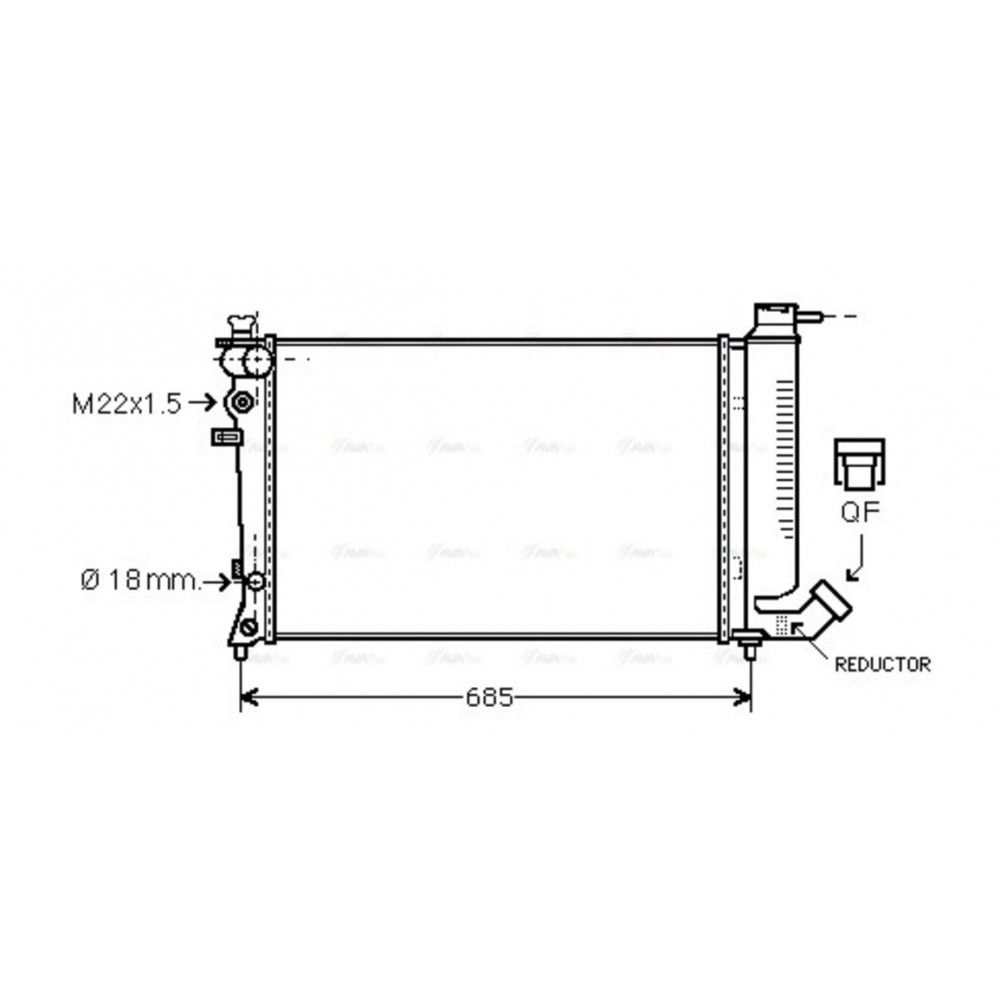 Image for AVA Cooling - Radiator
