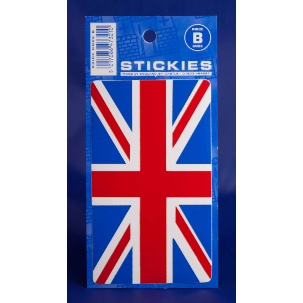 Image for Castle V11 Union Jack Medium B Code Stickers