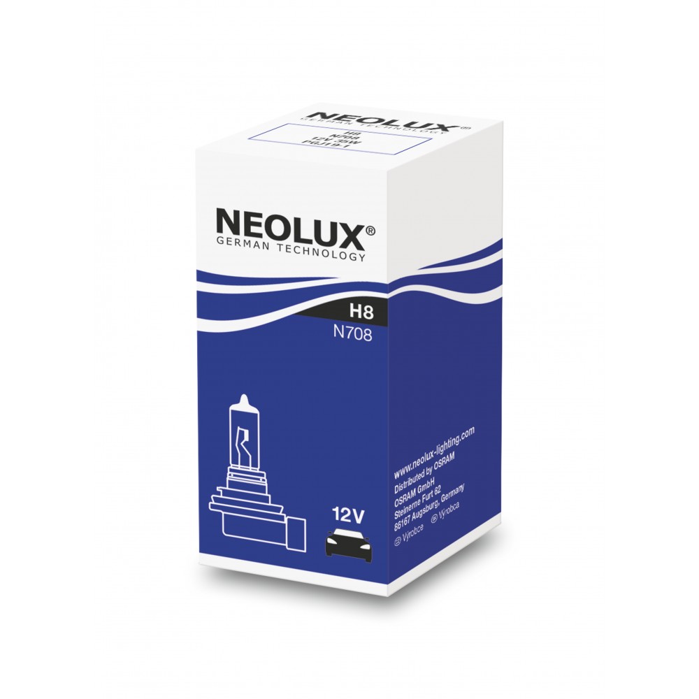 thumbnail image 2 of Lunex H8 PLASMA GOLD Halogen Bulbs - 12V 35W 2800K Yellow (2-Pack) - Made In UK 2 of 3