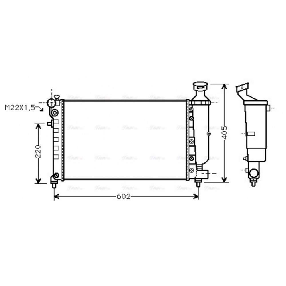 Image for AVA Cooling - Radiator