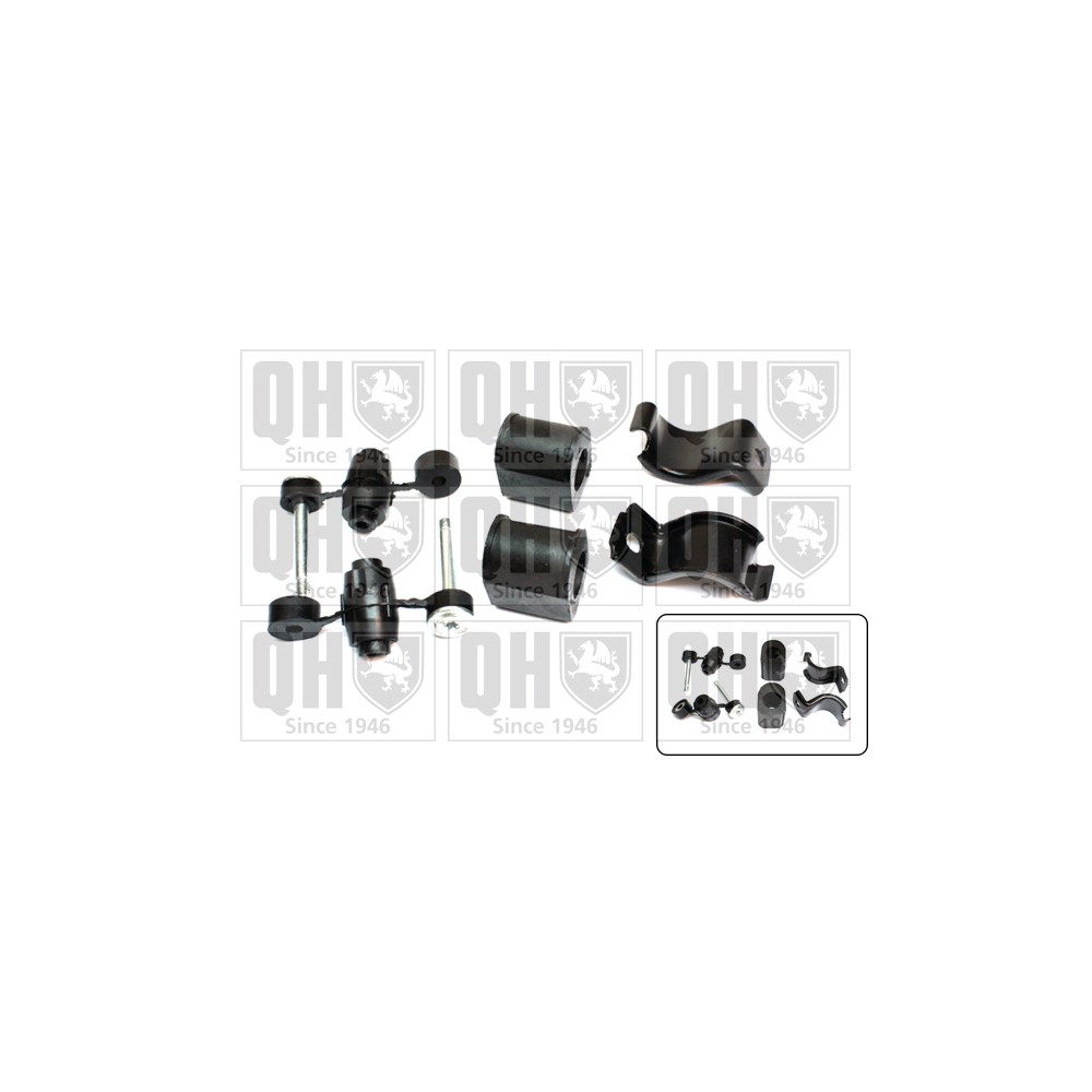 Image for QH EMBK3063 Stabiliser Bar Bush Kit - Front LH & RH (Inner, Outer)