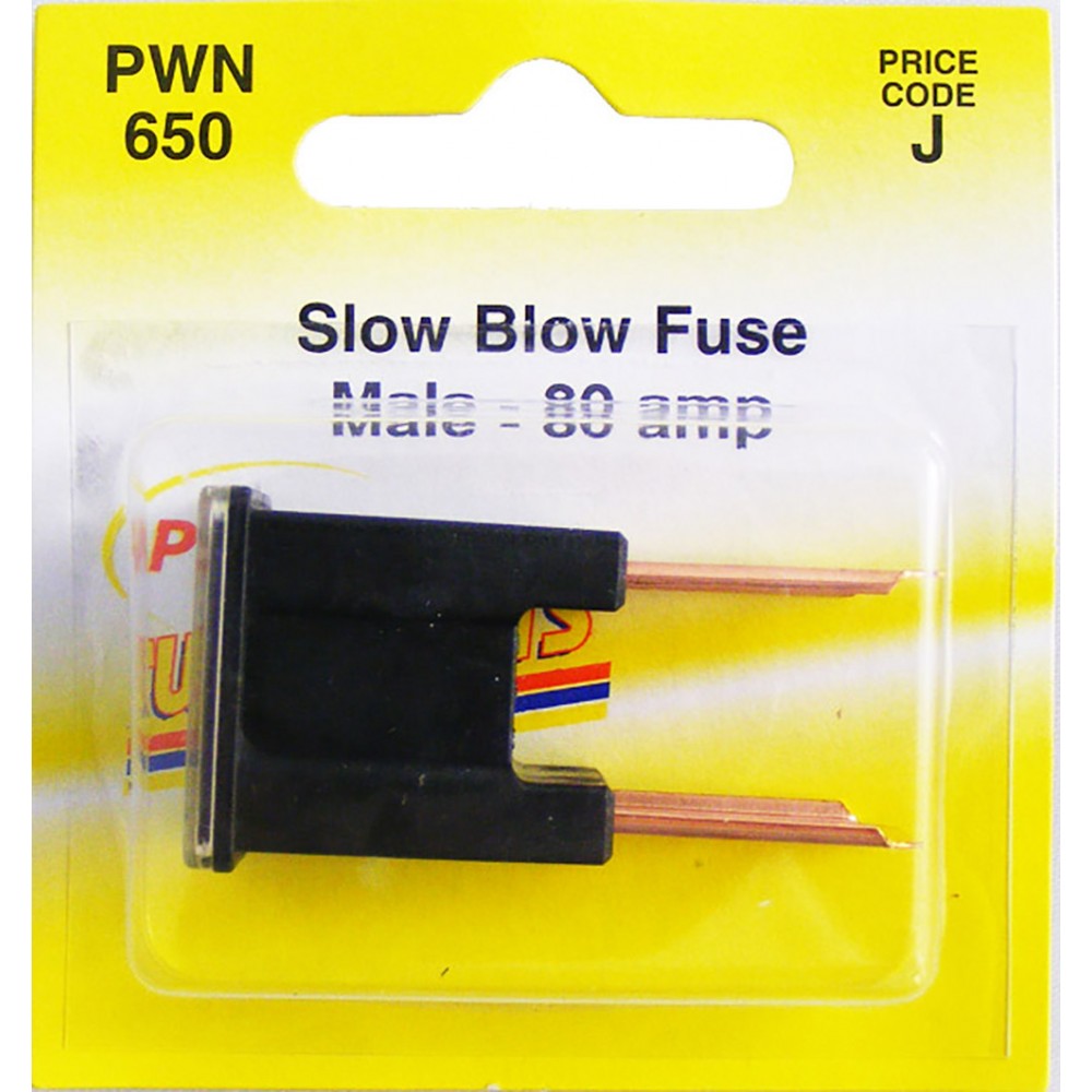 Image for Pearl PWN650 Slow Blow Fuse-Male 80A