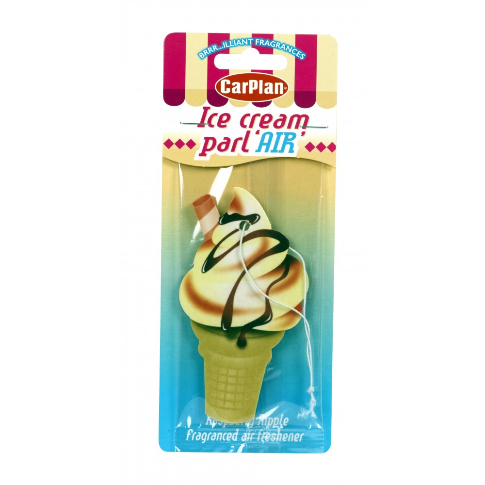 Image for CarPlan ICR001 Ice Cream ParlAIR Carded Air Freshener - Raspberry Ripple