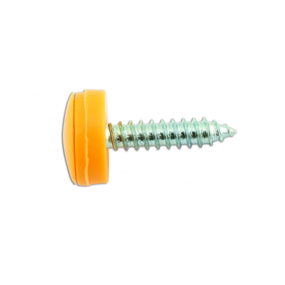 Image for Connect 30634 Number Plate Security Screw-Yellow Pack 100