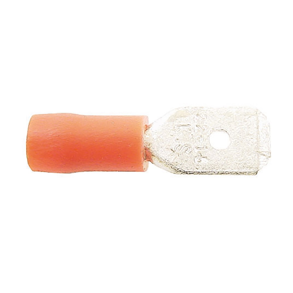 Image for Pearl PWN288 Wiring Connectors - Red - Male Tab - 6.3Mm - Pack of 4