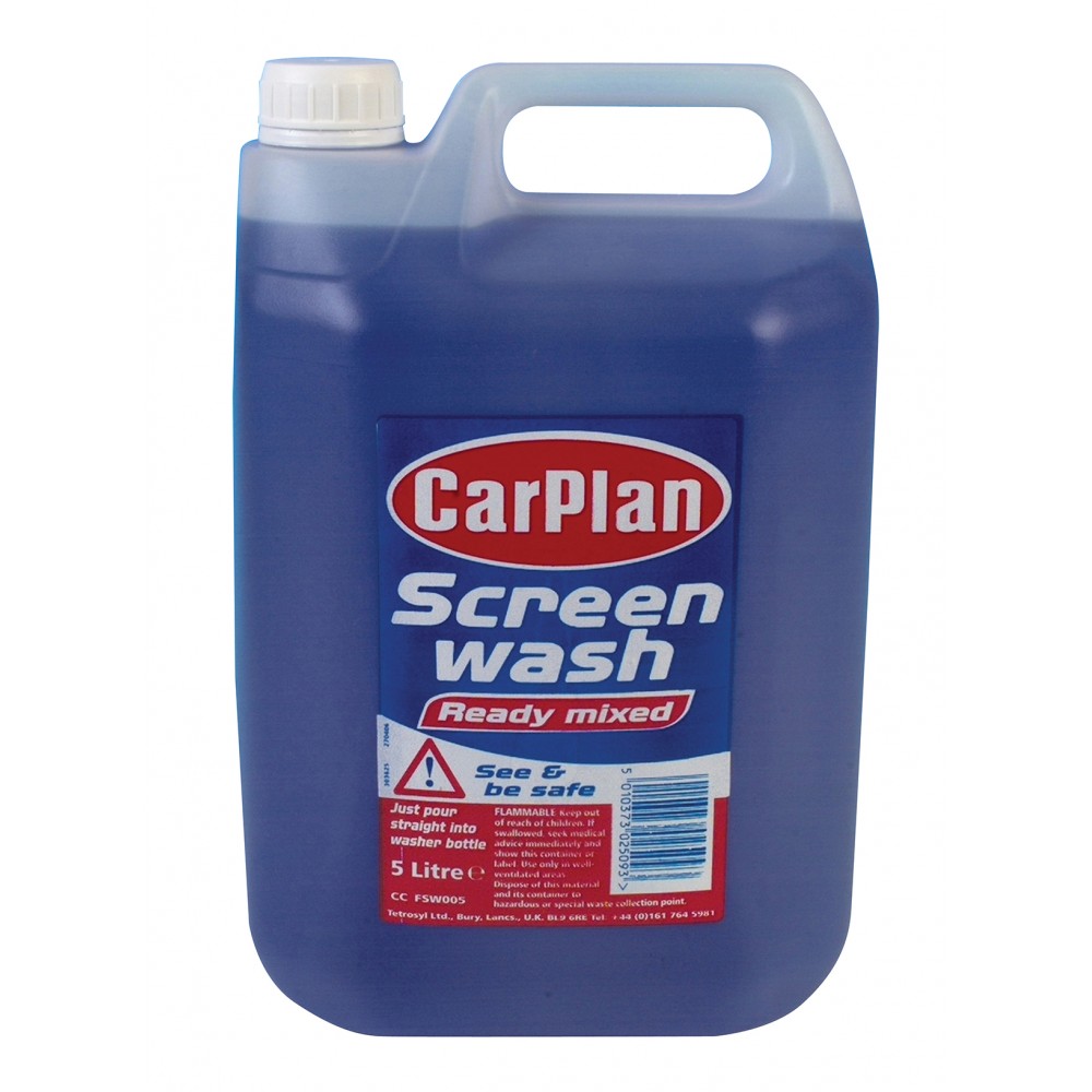 Image for CarPlan FSW005 Ready Mixed Screenwash 5L