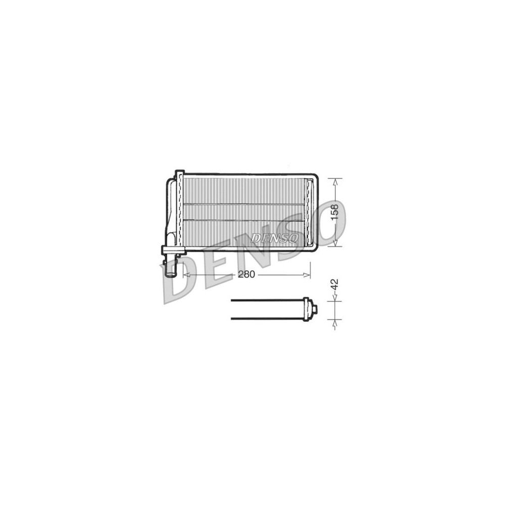 Image for Denso Heater Core DRR01001