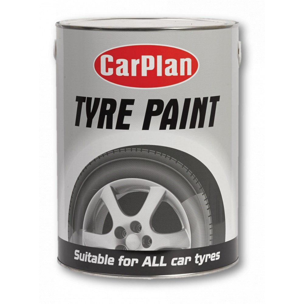 Image for CarPlan TYM005 Tyre Paint 5Ltr