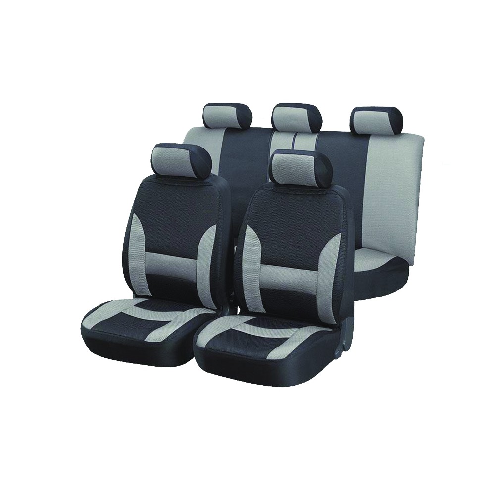 Image for Equip EGS002 Premium Grey & Black Sports Seat Cover Set