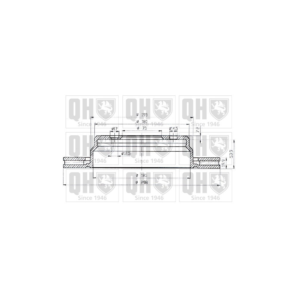 Image for QH BDC4677 Brake Disc