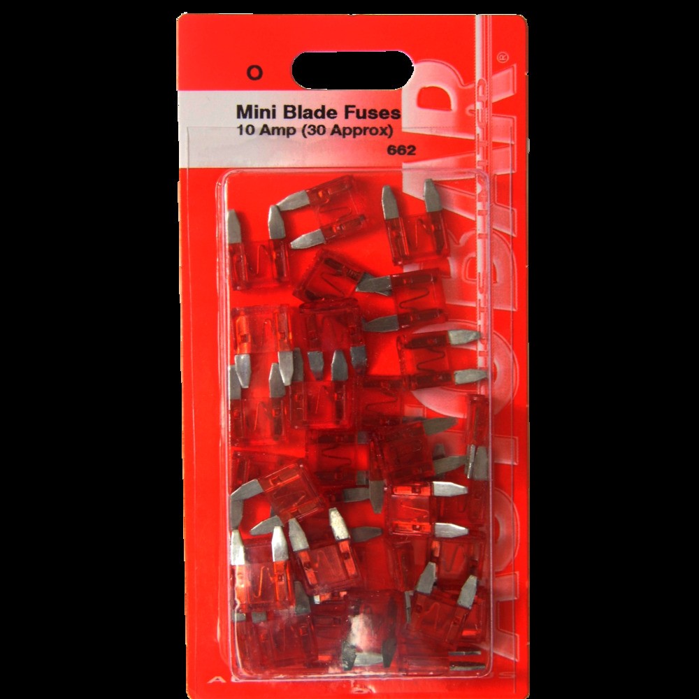 Image for Autobar Mini Blade Fuses 10 Amp (30Pk)