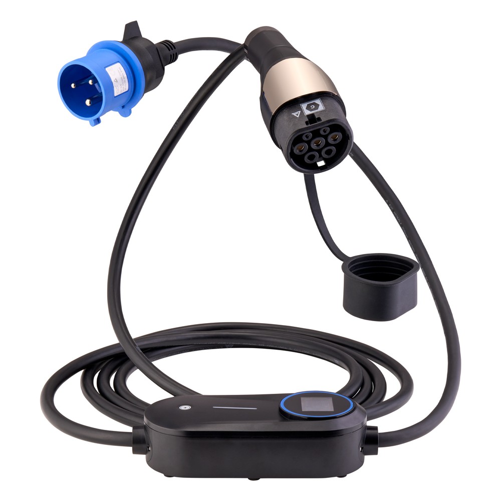 Image for QH Ev 32Amp Type 2 Female To Commando Plug With Controller