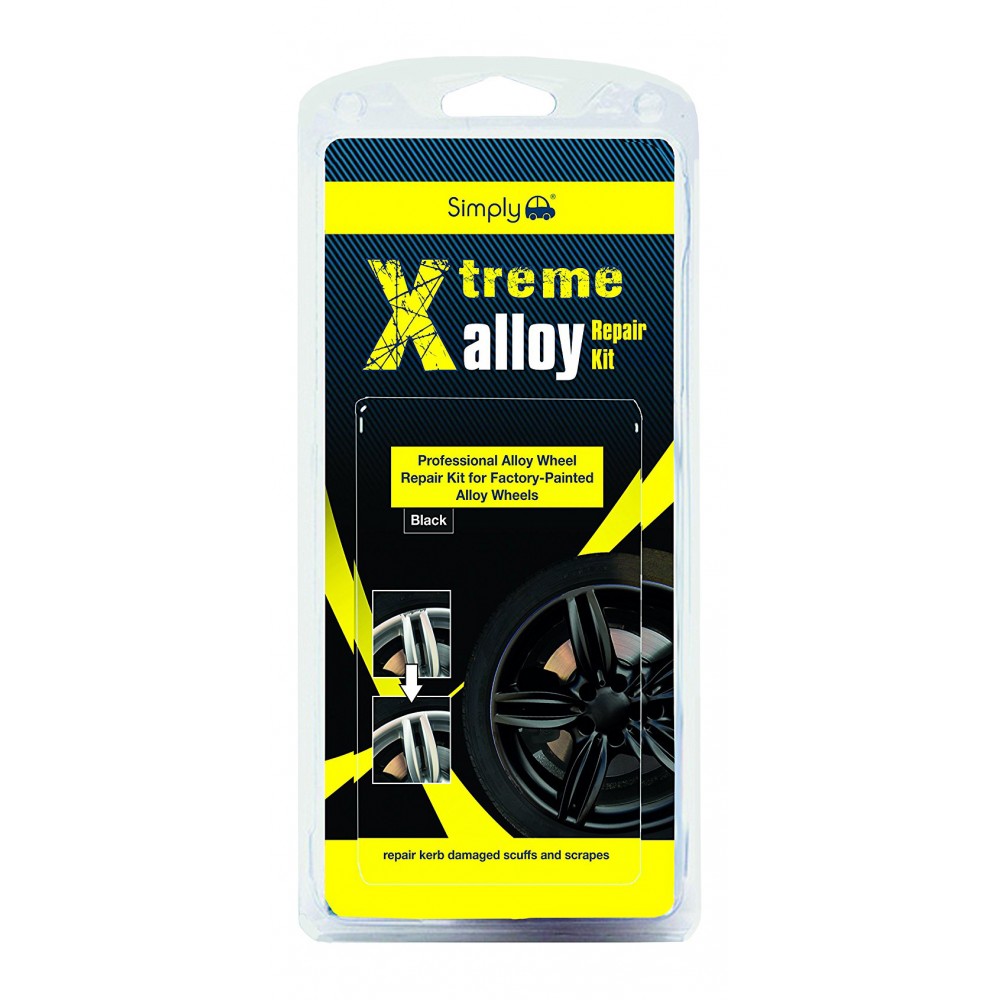 Image for Simply XAWR2 Xtreme Alloy Wheel Repair Kit Black