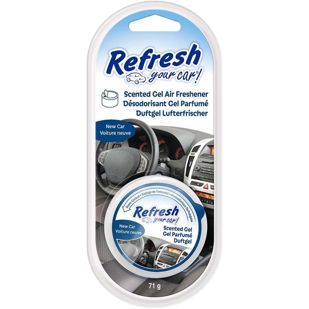 Image for Refresh Your Car 301410900 Air freshener Gel Can 2.5oz New Car