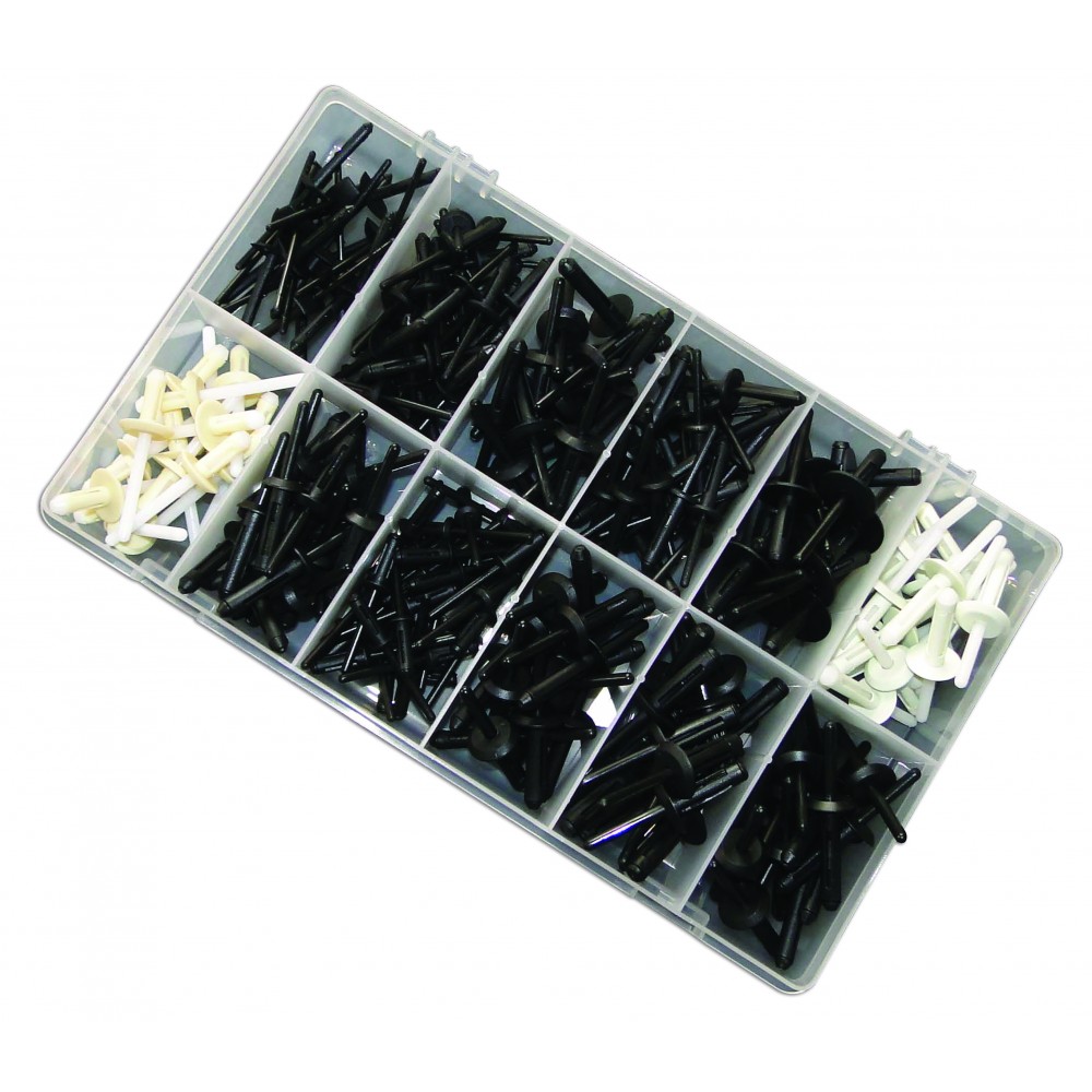 Image for Connect 36038 Assorted Box Plastic Rivets 235pc