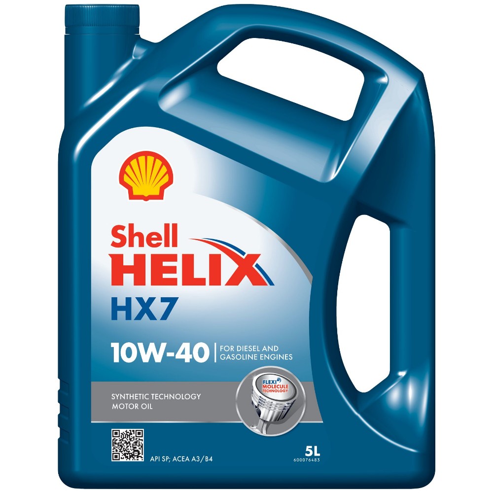 Image for SHELL HELIX HX7 10W40 MULTI GRA 5LTR