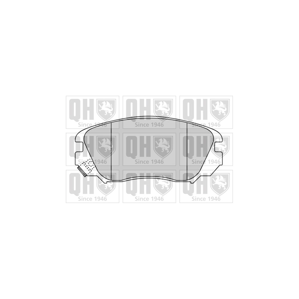 Image for QH BP1661 Brake Pad Set