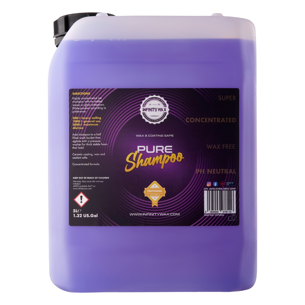 Image for Infinity Wax Pure Shampoo 5L