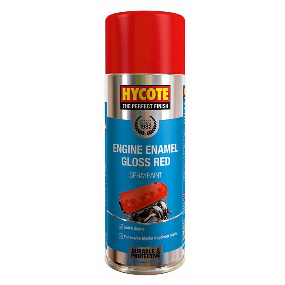 Image for Hycote XUK998 Engine Enamel Red  400ml